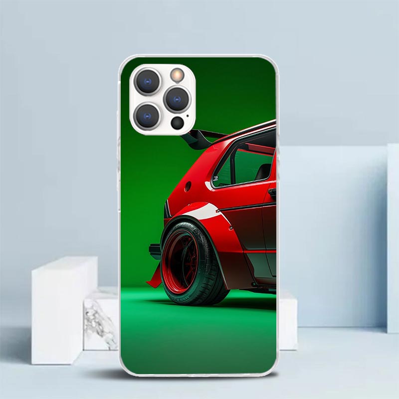 MK1 ゴルフ ヴィンテージカー ソフトカバー iPhone - Phone Cases That Fit Iphone 16E のレビューと価格