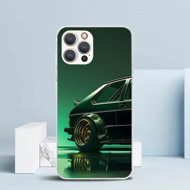 MK1 ゴルフ ヴィンテージカー ソフトカバー iPhone - Phone Cases That Fit Iphone 16E のレビューと価格