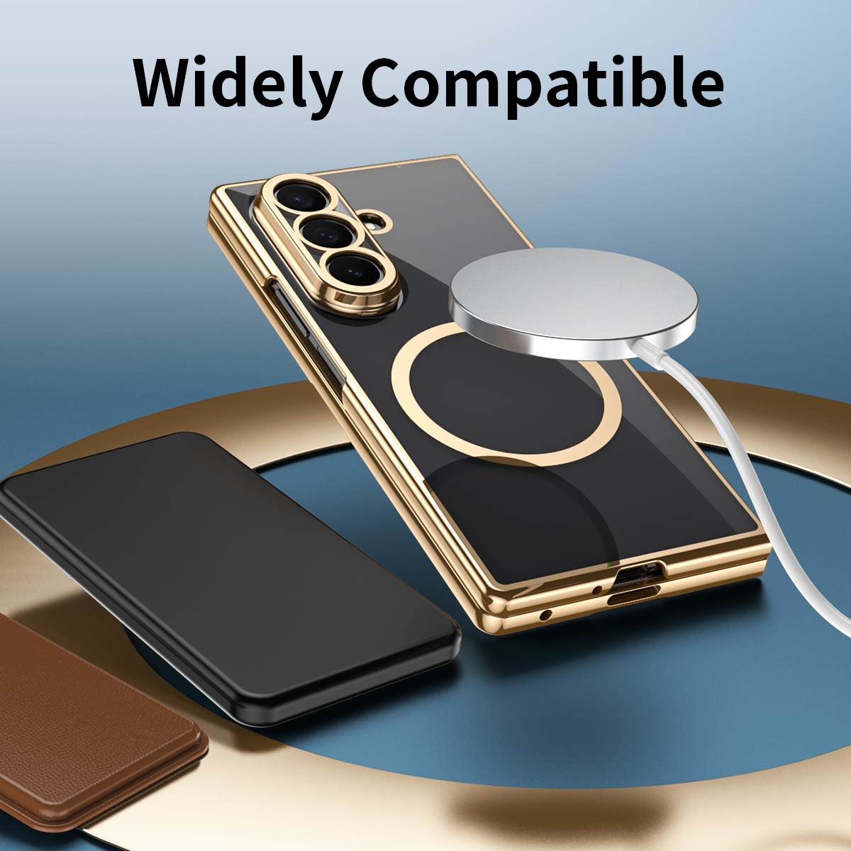 プレミアム高級メッキ透明 Magsafe 対応 Galaxy - Luxury Plating Case のレビューと価格