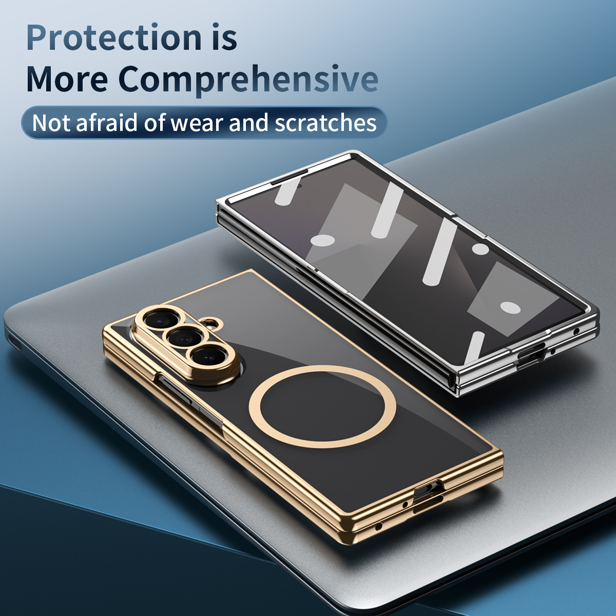 プレミアム高級メッキ透明 Magsafe 対応 Galaxy - Luxury Plating Case のレビューと価格