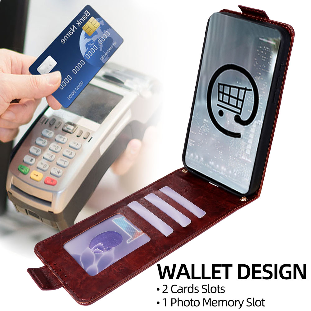 耐傷性ウォレットカードスロット付きオイルワックスアップダウン - Card Holder Slim Case のレビューと価格